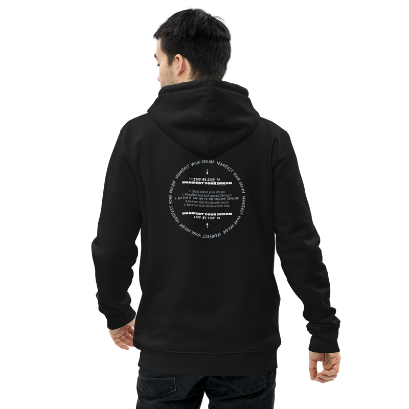 MANIFEST YOUR DREAM Hoodie ✸ Black + Grey