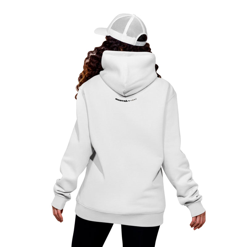 A BETTER VERSION OF MYSELF Hoodie ✸ White + Red