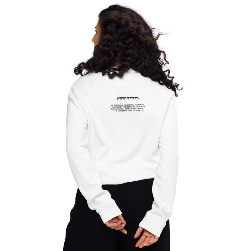 I AM ALWAYS PROTECTED Sweatshirt ✸ White + Grey