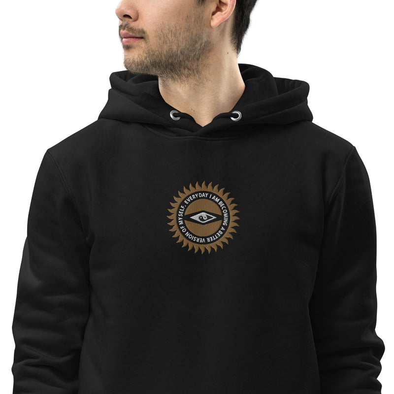 A BETTER VERSION OF MYSELF Hoodie ✸ Black + Gold