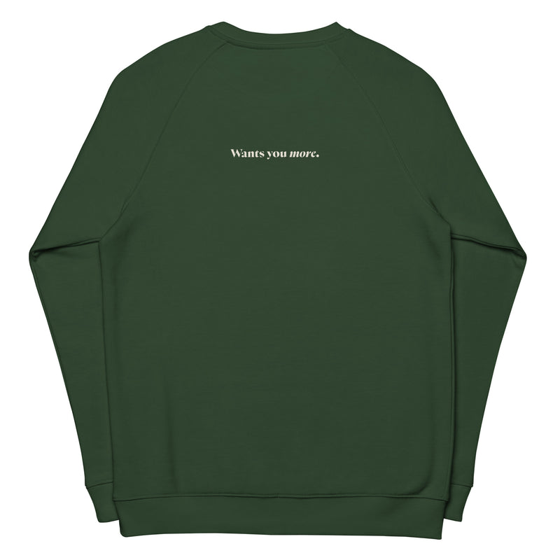 EVERYTHING YOU WANT Sweatshirt ✸ Green + White