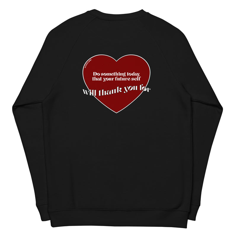 YOUR FUTURE SELF Sweatshirt ✸ Black + Red