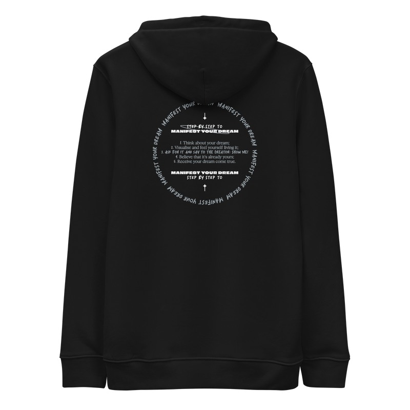 MANIFEST YOUR DREAM Hoodie ✸ Black + Grey