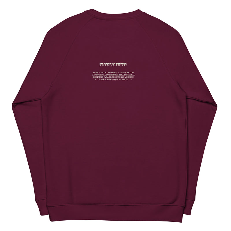 I AM ALWAYS PROTECTED Sweatshirt ✸ Burgundy + White