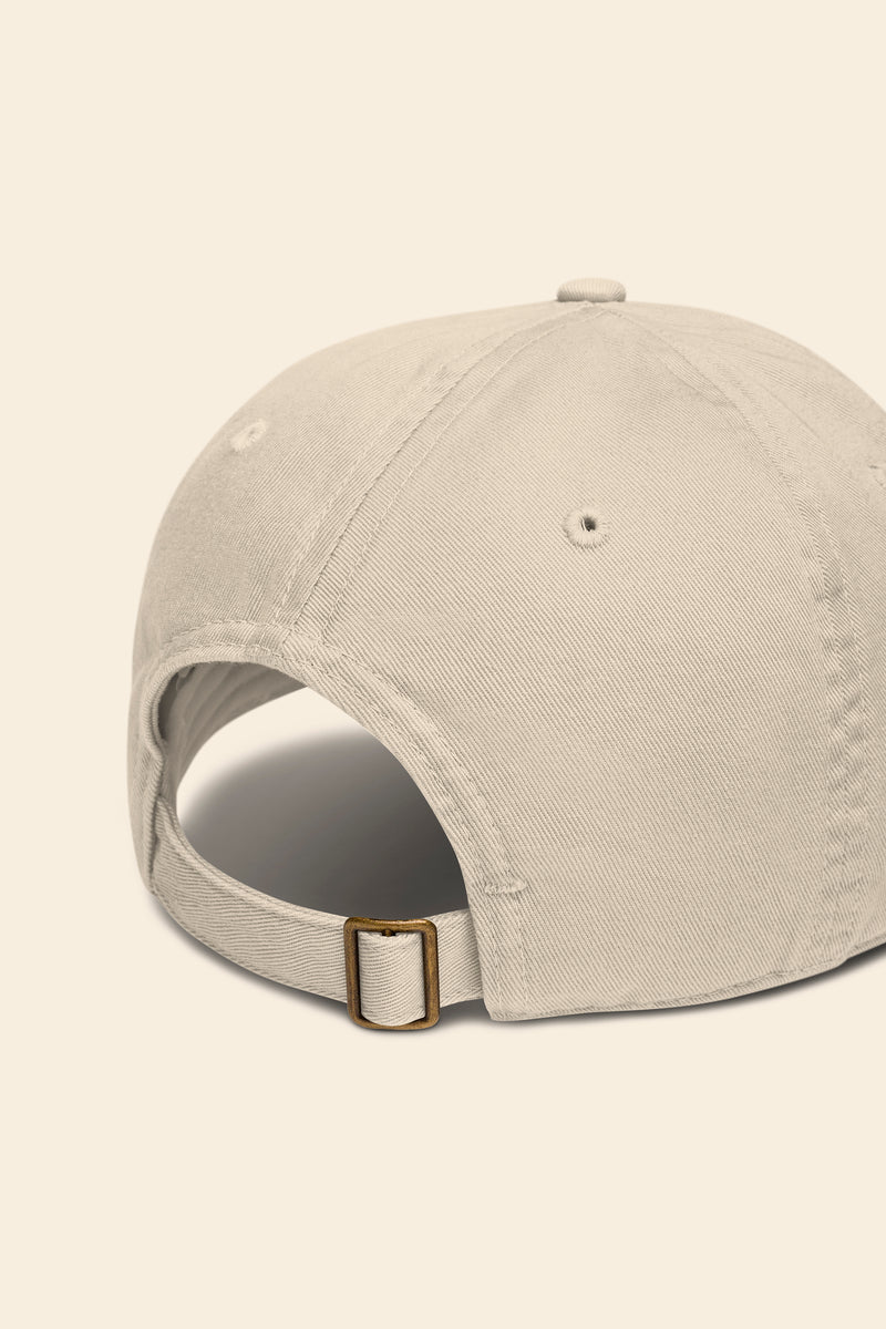 MANIFEST YOUR DREAM Cap ✸ Beige + Old Gold