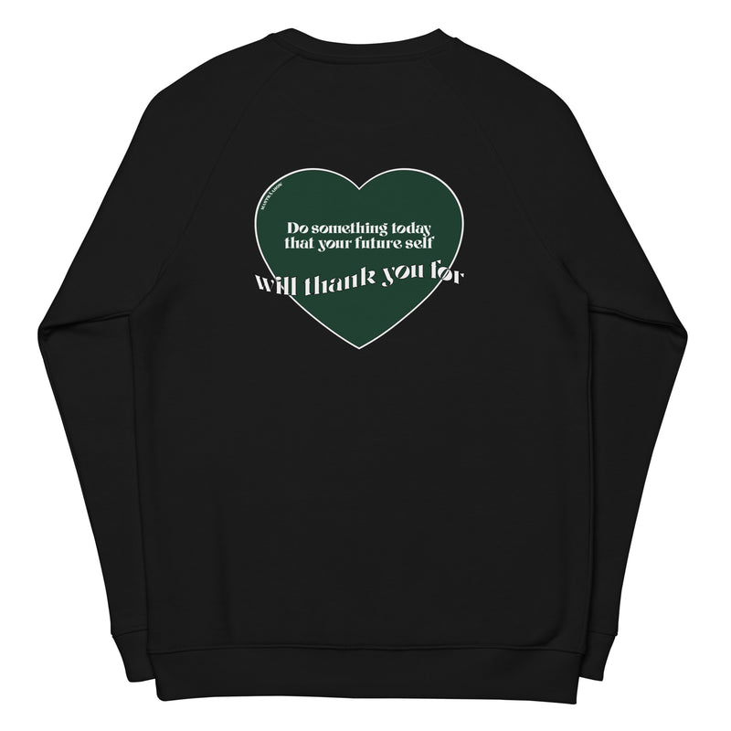 YOUR FUTURE SELF Sweatshirt ✸ Black + Green